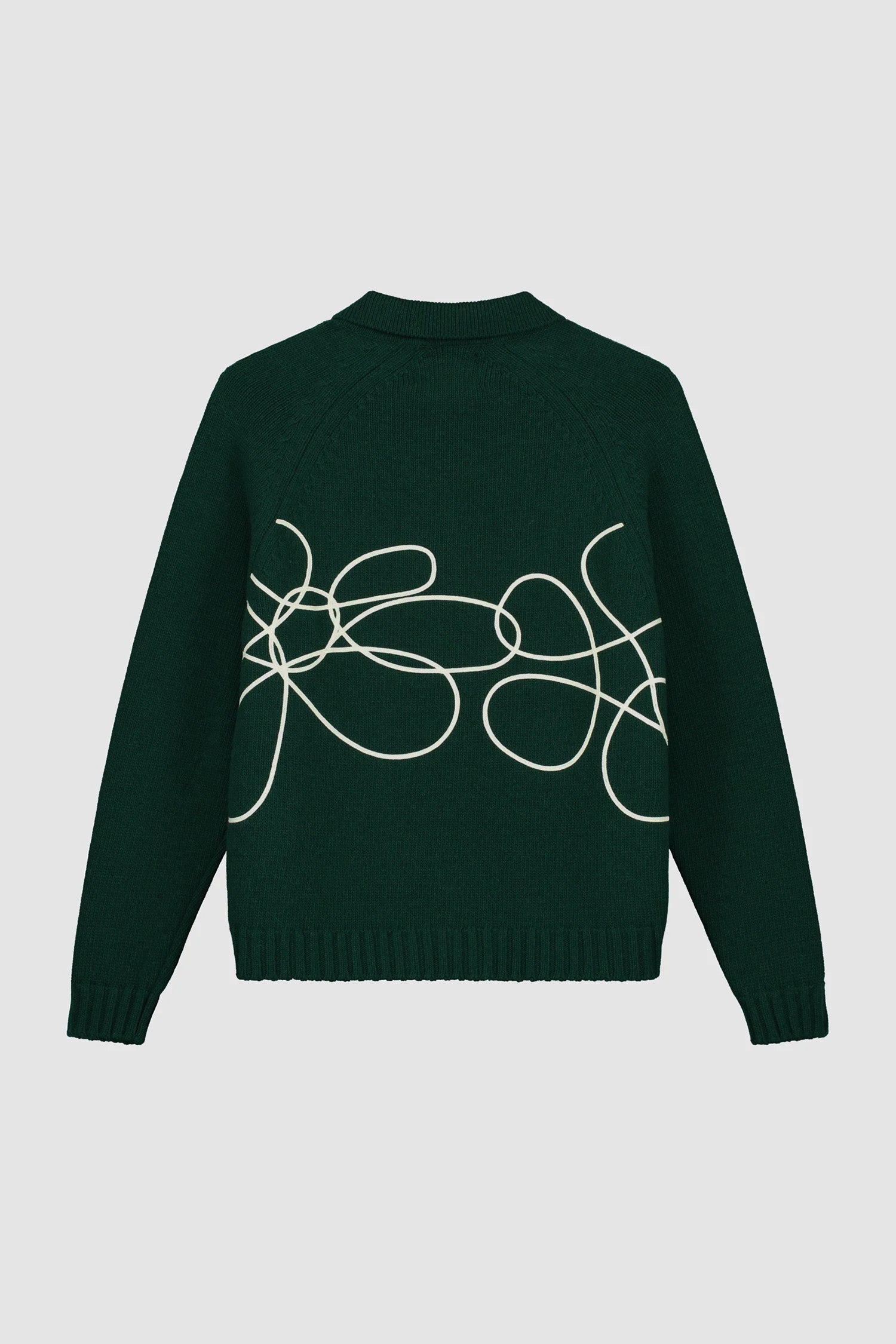 Pull en maille avec logo fleuri