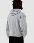 Sweat à capuche zippé avec logo fleuri
