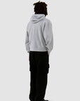 Sweat à capuche zippé avec logo fleuri