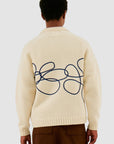 Arte Antwerp - Pull en maille avec logo en fleuri