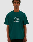 T-shirt brodé de fleurs
