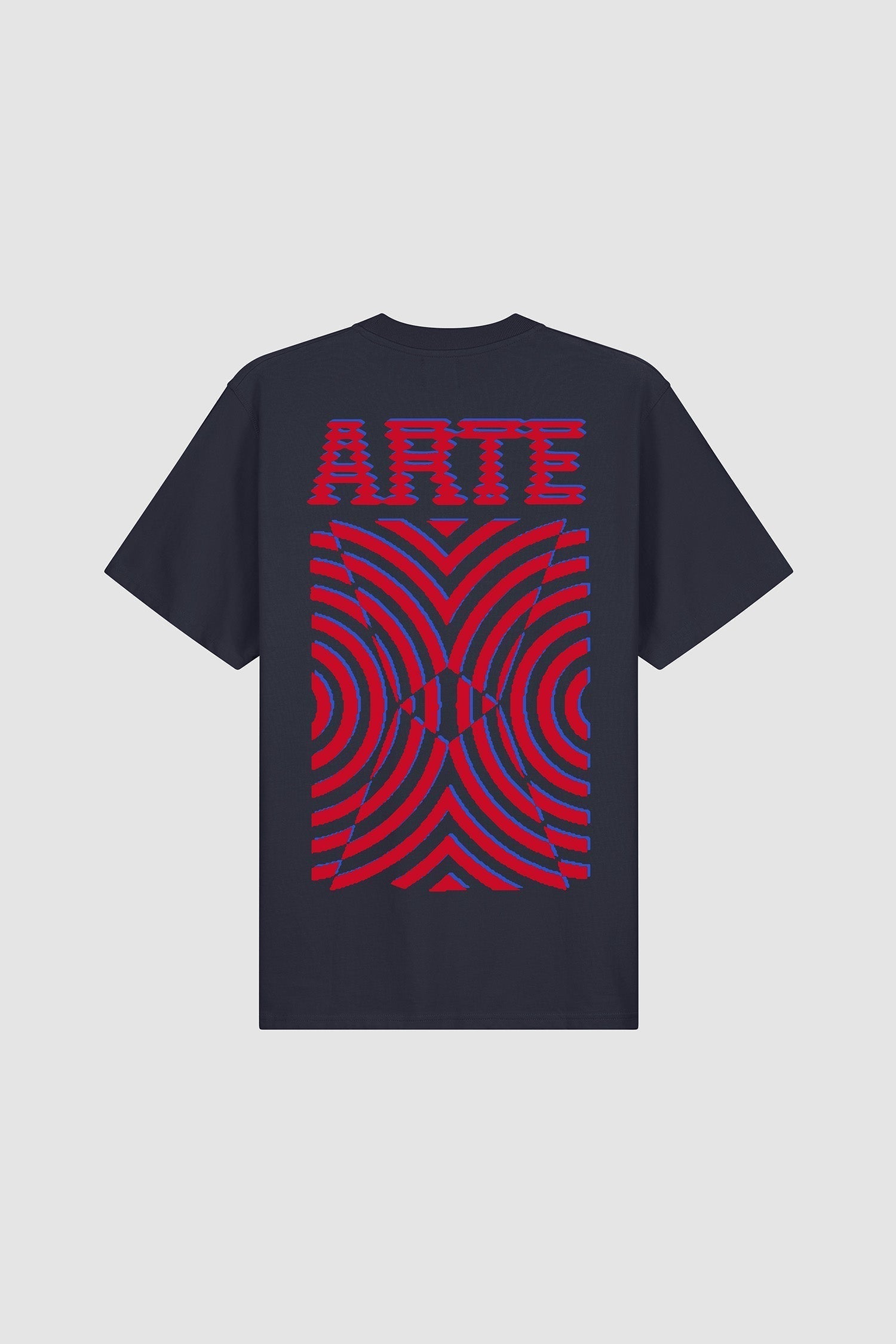 T-shirt à imprimé mural dans le dos