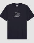 T-shirt brodé de fleurs
